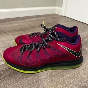 Nike Lebron X Low Purple/Electric Green “ Lebroncurial “